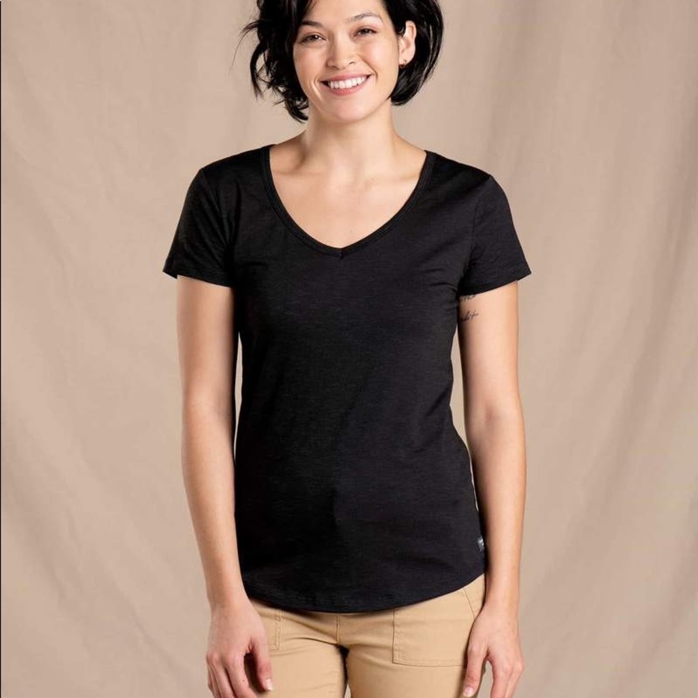 Toad and Co Marley short sleeve tee black